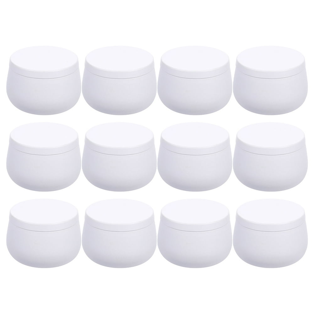 MesaSe 12pcs Tea Storage Can  Candle Candy Storage Box Craft Beads Jewelry Canister