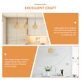thumbnail image 3 of MasteelfCA Woven Lamp Shade Lamp Cover Rustic Style Lamp Shade for Hanging Lamp Pendant Lamp, 3 of 8