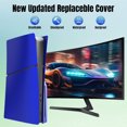 thumbnail image 2 of Faceplate For PS5 Slim Disc Edition - ABS Cover Plate Matte Skin, Includes 2 Silicone Controller Covers For Enhanced Protection, 2 of 6