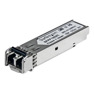 StarTech.com Cisco GLC-FE-100FX Compatible SFP Module, 100BASE-FX, 100Mbps Multimode Fiber MMF Optic Transceiver, 100 Mbps, LC Connector, 2km, 1310nm, DDM, Cisco ASR920, IE2000, IE4000 - Lifetime Warranty (SFPF1302C) - SFP (mini-GBIC) Transceiver Module - 100Mb LAN