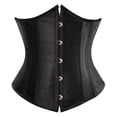 thumbnail image 3 of facefd Corset Amincissant à Lacets pour Femmes sous-Poitrine Gainant L Noir, 3 of 8