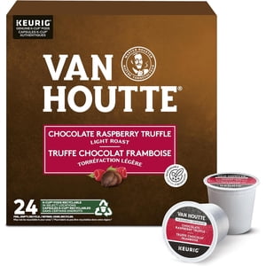 Van Houtte Chocolat Truffe de framboise Roast léger Café Keurig K-Cup Pods 96 Nombre