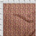 thumbnail image 2 of oneOone Georgette Viscose Fabric Leaves & Floral Block Print Fabric BTY 42 Inch Wide, 2 of 4