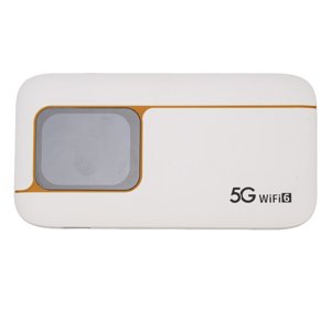 5G Hotspot mobile, WiFi 6 Point d'accès mobile haute vitesse 7100mAh Fente de carte Sim pour la maison