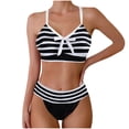 thumbnail image 2 of Cameland Women Summer Plus Size Printing Swimsuit Bikini Split Swimsuit Suit, 2 of 6