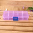 thumbnail image 1 of 10 Grids Adjustable Jewelry Beads Pills Nail Art Storage Box Case PP, 1 of 6