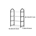thumbnail image 3 of EGNMCR Shoe Rack,Shoe Rack for Closet, Shoe Rack Organizer Shoe Rack Shoe Rack Storage Organizer With 4 Tiers Metal Shelves For Bedroom Closet Entry Dorm Room Shoe Rack, 3 of 9