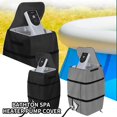 thumbnail image 3 of Housse de Pompe pour Spa, Housse de Protection pour Chauffe-Eau Extérieur, Housse de Pompe Isolée et Imperméable pour Spa, Piscine, Voyage en Plein Air S3A8, 3 of 8