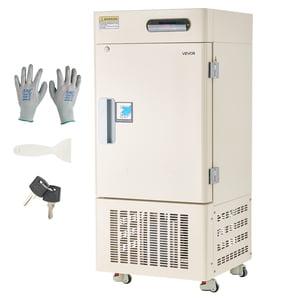 VEVOR Ultra Congélateur de laboratoire à basse température 28 L −40 ℉ à −123 ℉ Température réglable