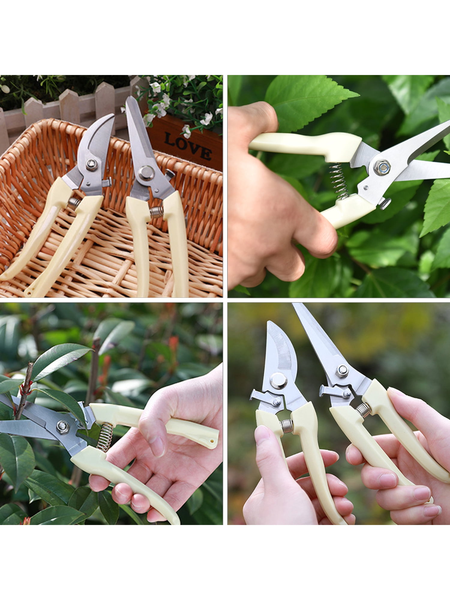 pruner shears Professional Garden Stainless Steel Pruner Shears Tree Branch Pruning Shears