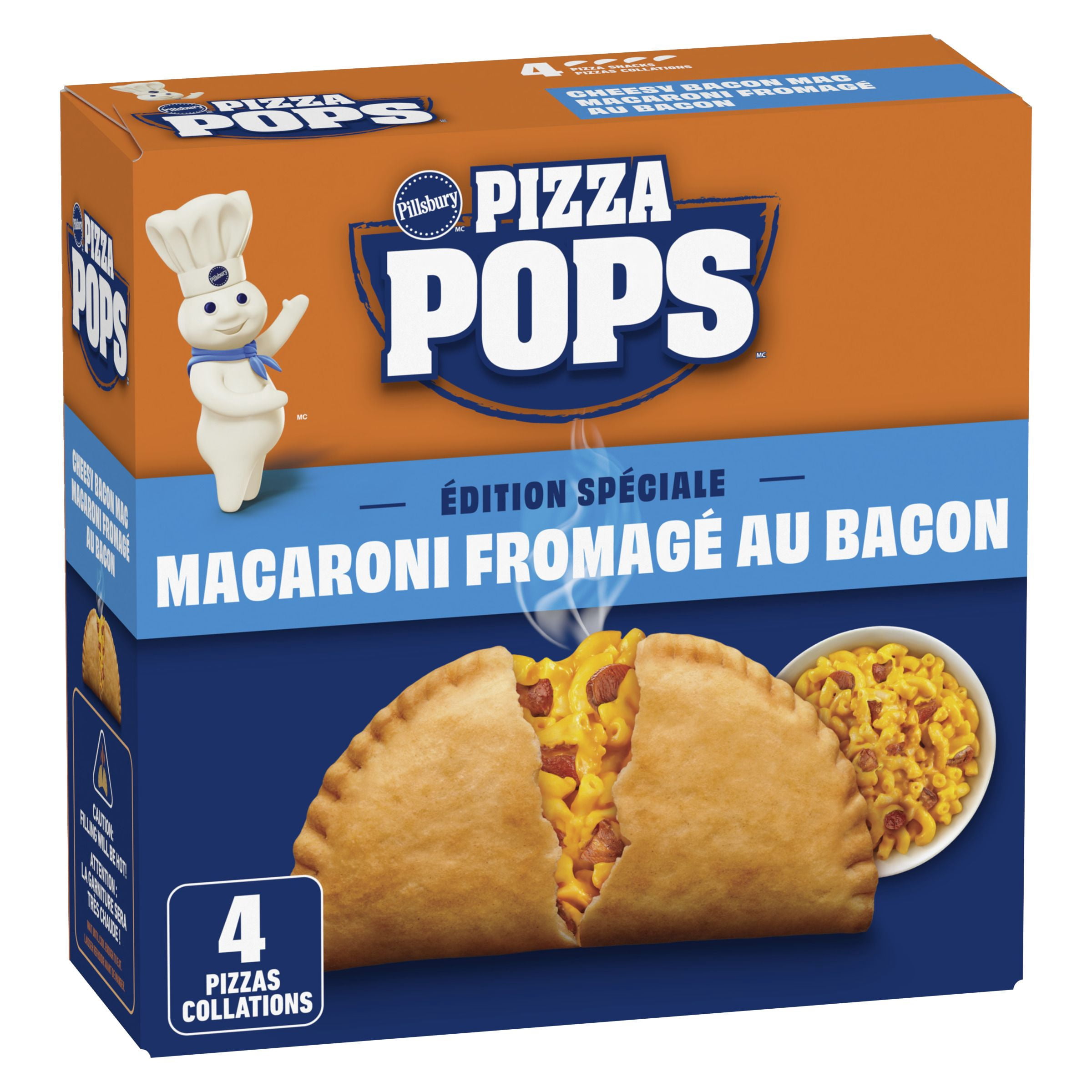 Pillsbury Pizza Pops, Special Edition Cheesy Bacon Mac Flavour