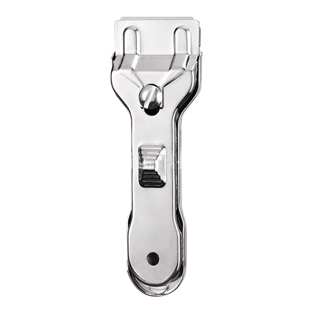 Stainless Steel Scraper, Multi-Purpose Cleaning Tool, Kitchen Spatula Grout Scraper with Replaceable Blade, Compact Handheld Scraper for Glue, Caulk, and Stubborn Stains