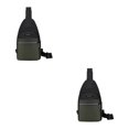 thumbnail image 4 of kurtrusly Hands Free No Burden Outdoors Chest Bag Soft Polyster Large Capacity Easy To Carry Chest Bag For Men green 2Set, 4 of 6