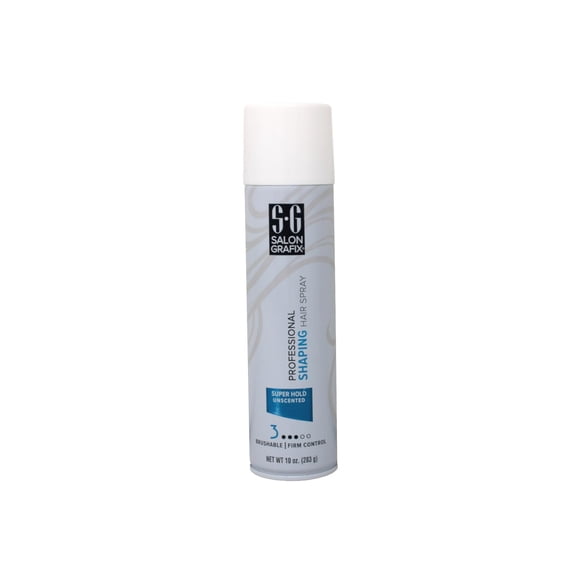 Salon Grafix Vaporisateur Capillaire Sculptant Super Tenue Sans Parfum 10 oz (Lot de 6)