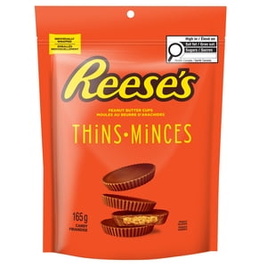 REESE’S THiNS PEANUT BUTTER CUPS Milk Chocolate, 165 g
