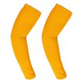 thumbnail image 1 of Unique Bargains 1 Pair Reduce Joint Pain Arm Elbow Compression Sleeve L Size Yellow, 1 of 7