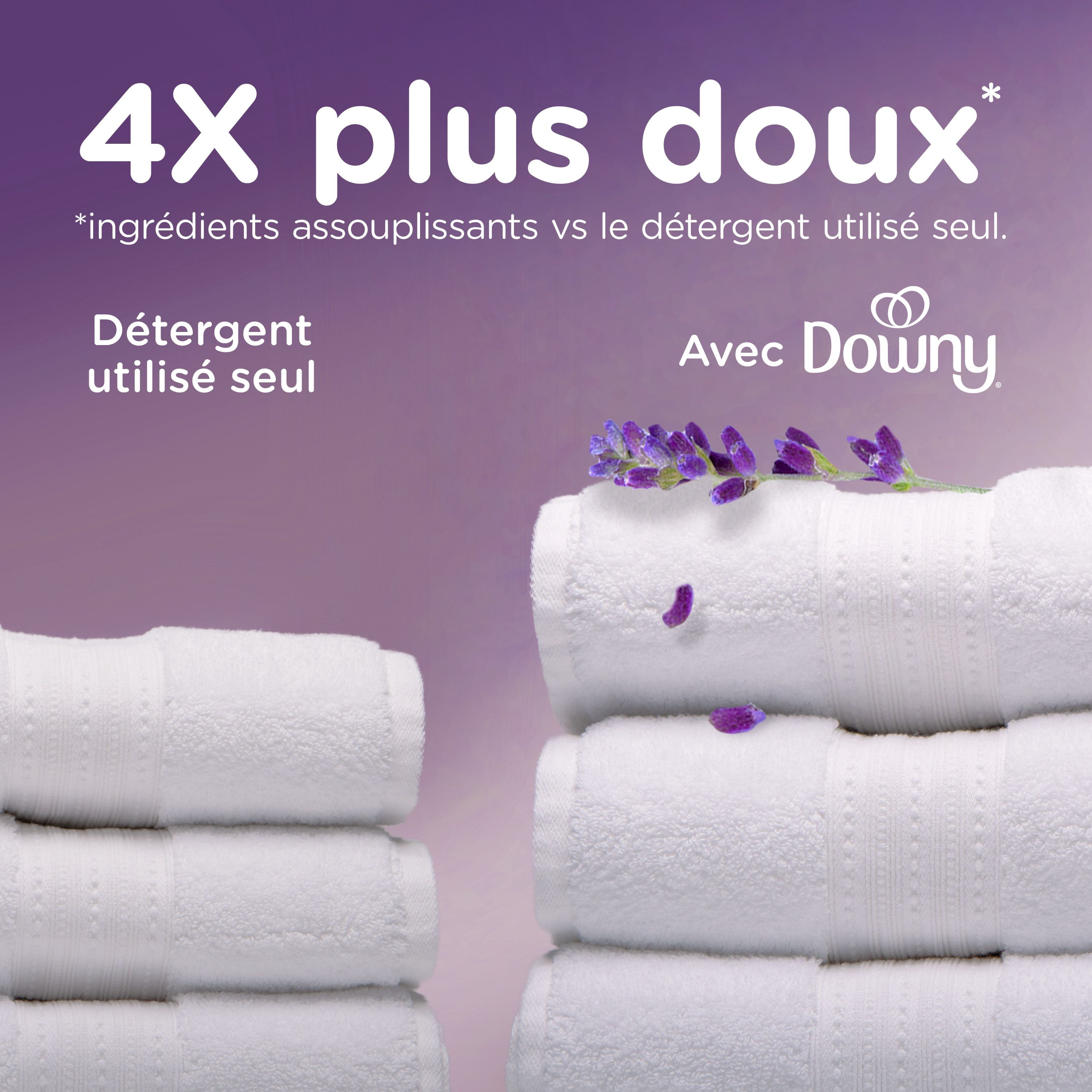 Downy Assouplissant Textile Liquide Ultra Doux Plus Frais, Calme, Lavande et Gousse de Vanille, Downy Assouplissant Textile, Assouplissant à Lessive 138WL