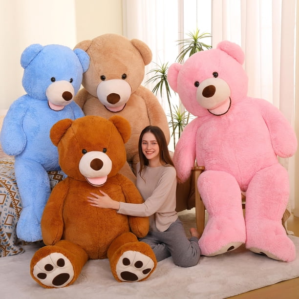 MorisMos Giant Teddy Bear Plush 5ft, Life Size Huge Brown Teddy