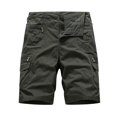 thumbnail image 1 of LSLJS Men Casual Fashion Solid Shorts With Multi-pocket Button Zipper Shorts Pants, Mens Shorts Summer Clothes, 1 of 5