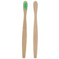 thumbnail image 5 of Brosse à Dents en Bambou Biodégradable Douce Écologique Poils en Nylon 6 Couleurs Brosses à Dents (Vert), 5 of 5