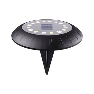 EGNMCR lumières solaires en plein air, , lumières de sol solaires en extérieur avec 16 LEDs, Multi-couleur auto-changement solaire , lumières de jardin solaire pour les chemins de jardin de jardin Patio pelouses lumière solaire