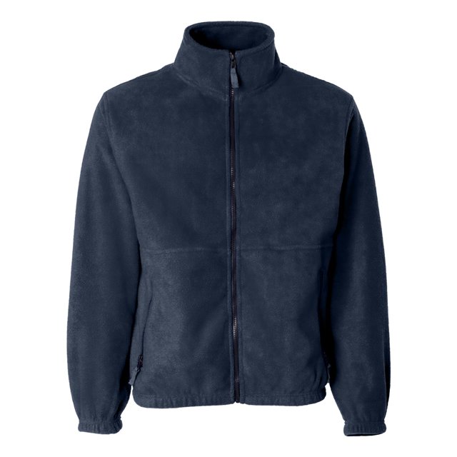 Sierra Pacific Mens Fleece Full-Zip Jacket, 2XL, Navy