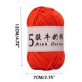 thumbnail image 3 of Birdeem 5 Strands Milk Cotton Doll Crochet Diy Knitting Thread Baby Sweater Wool Ball, 3 of 6