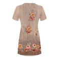 thumbnail image 4 of Cameland Robe d'Été pour Femme, Mode Bord de Mer, Décontractée, Imprimée, à Manches Courtes, à Col Rond, 4 of 4