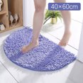 thumbnail image 2 of DJN Liquidation Tapis Demi-Rond Tapis de Salle de Bain Ne Glisse Pas Tapis de Salle de Bain Doux et Confortable Durable Épais Lavable en Machine polyester Réutilisable g Taille Unique, 2 of 9
