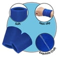 thumbnail image 3 of GOGO 100 Pieces Sports Wristbands Terry Cloth Sweatbands 3 Inches Red, 3 of 8