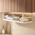 thumbnail image 1 of EGNMCR Pantry Organization Basket Bathroom Storage Basket Under Shelf Basket Cupboard Storage Baskets Under Cabinet Storage Adjustable Baskets For Kitchen And Bathroom Storage rack, 1 of 6