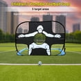thumbnail image 2 of Soccer Goal for Kids Portable Foldable Dual-Purpose Design Backyard and Outdoor Soccer Training and Shooting Practice, 2 of 7