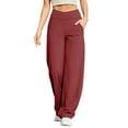 thumbnail image 1 of Fgnfyis Pantalon de Yoga pour Femmes, Gainant, Exercice, Mise en Forme, Course, Taille Haute, Long, Extensible, Confortable, pour Femmes, Rouge, M, 1 of 6