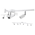 thumbnail image 4 of Track Lighting Kit, 90° Replaceable 85-265V Rotatable Track Light Adjustable  For Living Room For Kitchen White, 4 of 8