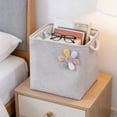 thumbnail image 4 of Storage Basket Fabric Material Foldable Storage Basket Home Clothing Toys Miscellaneous Storage Basket, 4 of 6