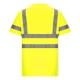thumbnail image 3 of TIMIFIS High Visibility Safetys T Shirt Short Sleeve Vis Reflective Construction Work Shirts with Reflective Strips with Pockets - Spring/Summer, 3 of 4