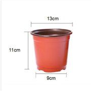 TopOne Plastic Multi-size Flower Pot Plant Pots Succulent Planter Pot For Outdoor Indoor Plants