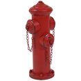 thumbnail image 1 of Sunnydaze Décoration de Statue de Jardin Extérieure en Métal avec Borne d'Incendie, Fini Rouge - 14 Pouces, 1 of 10