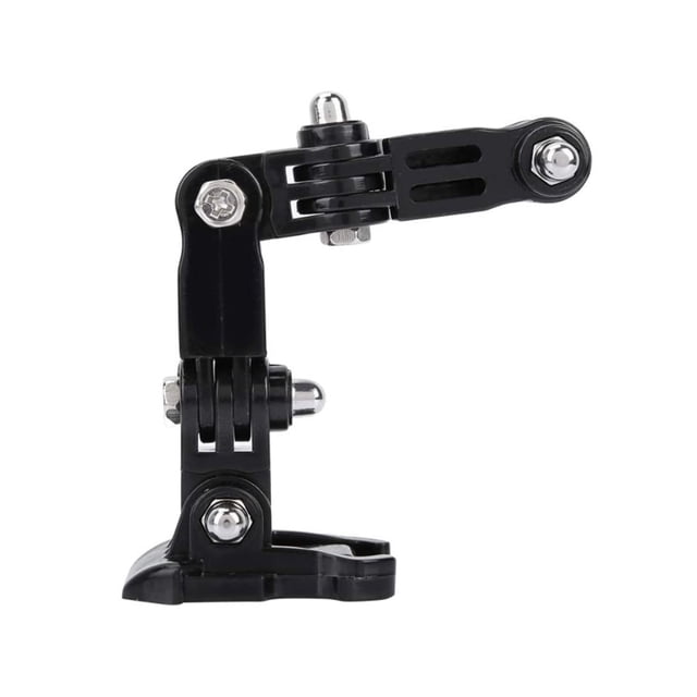 VONKY Helmet Bracket Helmet Accessories Professional Practical Mount Curved Rubber Arm Stable Base Support for Action Camera Part 1Set