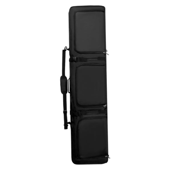 S SERENABLE Sac de Ski Fermeture Éclair Spacieux Robuste pour Camping Plein Air Randonnée Adultes Noir