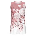thumbnail image 4 of SDNall Women Printed Pullover Fashionable Casual Round Neck Top, 4 of 9