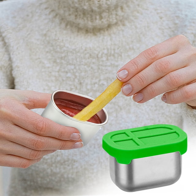 Matoen 304 Stainless Steel Crispers Bento for Dipping Dishs