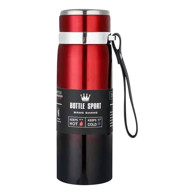 Tasse d'Isolation Portable d'Hiver en Corde Acier Inoxydable pour Véhicule Extérieur Grande Capacité 800mL