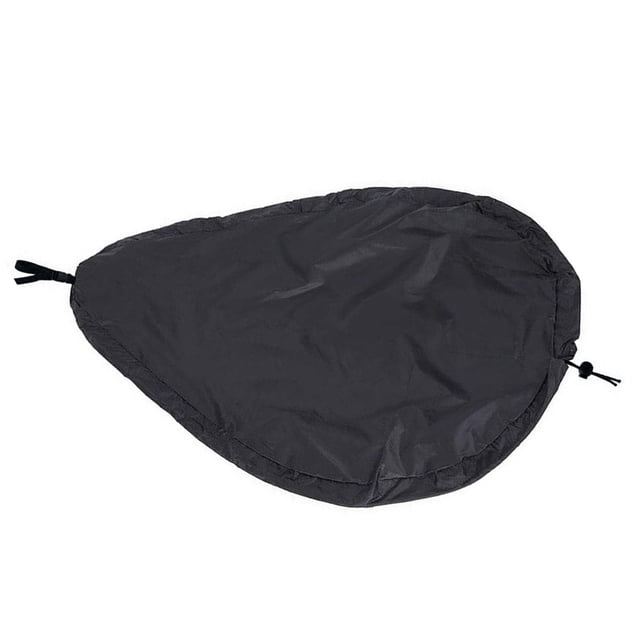 Siruishop Kayak Cockpit Cover Dustproof Kayak Cabin Protection Cover Cockpit Protector Black 98.6cmx57.5cm