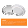 thumbnail image 4 of Uxcell Mason Jar Lids, 16 Pack - Tinplate Canning Lids Regular Mouth Leak Proof Fits Storage Jars (Silver), 4 of 6