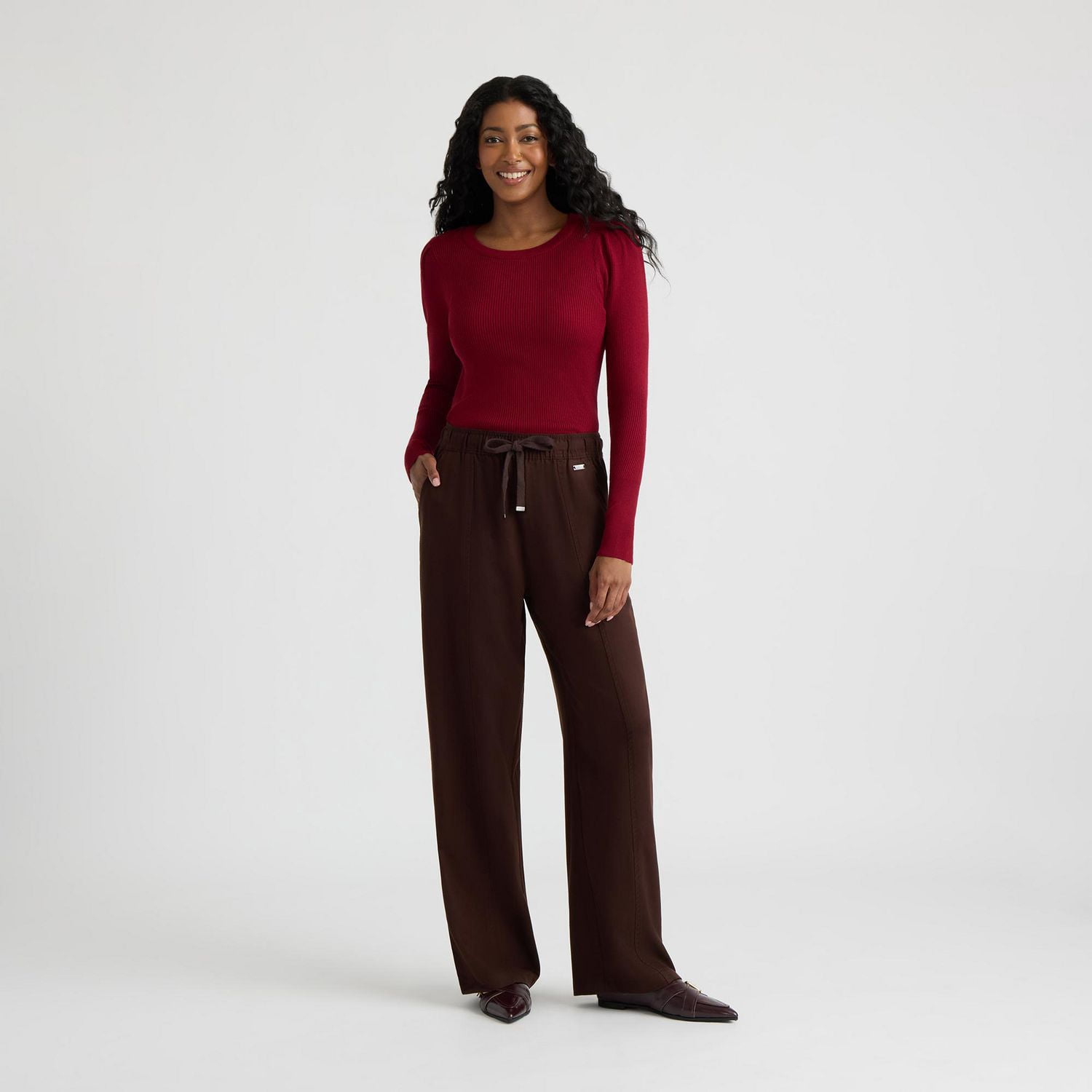 Pantalon droit en Tencel de Mexx pour femmes