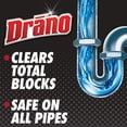 thumbnail image 3 of Drano® Snake Plus Drain Cleaner and Clog Remover Kit, Kit includes 58cm Flexible Tool and a 473ml Bottle, 3 of 8