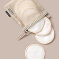 thumbnail image 3 of CHUANK Reusable Makeup Remover Pads  Eco-Friendly Cotton & Bamboo Rounds for Toner & Exfoliants  Includes Washable Bag for Laundry & Storage  10 Count, 3 of 5
