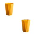 thumbnail image 3 of ZheElen PP Office And Home Waste Bin - 6L Capacity Easy Access Kitchen Large Capacity Kitchen Bedroom Yellow L 2Set, 3 of 6