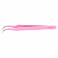 thumbnail image 1 of Extension Eyelashes Tweezers Lash Tweezers Stainless Steel False Eyelashes  For Eyelashes Extension PinkLE-15 Curved, 1 of 8